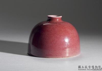 图片[2]-Flat bulbous vase with red glaze, Qing dynasty, Kangxi reign (1662-1722)-China Archive